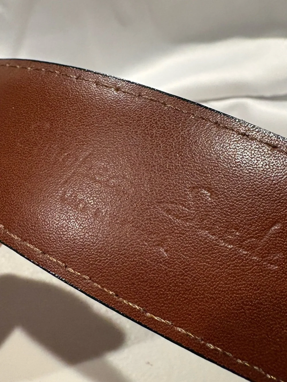 Torino Leather - European Sueded Calfskin Belt - Black. Size 40. 54010